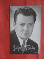 Glue Residue On Blank Back Card. Cornel Wilde        Ref 6214 - Danse