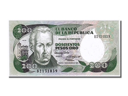 Billet, Colombie, 200 Pesos Oro, 1988, 1988-11-01, NEUF - Colombia