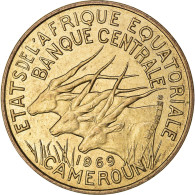 Monnaie, États De L'Afrique équatoriale, 10 Francs, 1969 - Cameroon