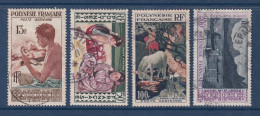 Polynésie Française - YT PA N° 1 à 4 - Oblitéré - Poste Aérienne - 1958 - Gebruikt