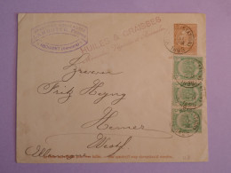 DC14 BELGIQUE  BELLE LETTREENTIER  PRIVEE 1896 ODIMONT A  HENNER GERMANY ++AFF. INTERESSANT++ - Other & Unclassified