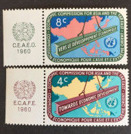 1960 - United Nations UNO UN- Economic Commission For Asia - Steel Girder -  Unused - Unused Stamps