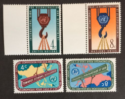 1960 - United Nations UNO UN -Int. Bank For Construction And Economic Commission For Asia -  Unused - Unused Stamps