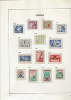 1958 MNH Canada, Selection According To Page Frm DAVO Album (20) Postfris** - Ungebraucht