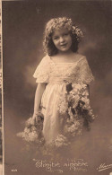 ENFANT - Portrait - Amitiés Sincères - Carte Postale Ancienne - Portretten