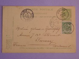 DC14 BELGIQUE  BELLE LETTRE ENTIER   1904 DINAN A  FUMAY FRANCE  ++AFF. INTERESSANT++ - Other & Unclassified