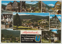 MBK Alpirsbach Kur-u.Klosterstadt Im Schwarzwald. 450-750 M ü.M. 1981 Postalisch Gelaufen. Siehe 2 Scans - Alpirsbach