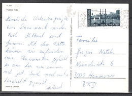 MiNr. 868; NORDEN: Partnerstädte In Skandinavien; Auf Karte Nach Deutschland; B-1030 - Storia Postale