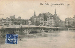 FRANCE - Paris - Le Pont Neuf - Carte Postale Ancienne - La Crecida Del Sena De 1910