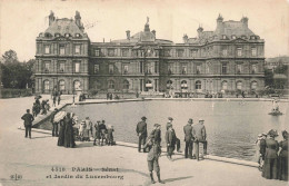 FRANCE - Paris - Sénat Et Jardin Du Luxembourg - Animé - Carte Postale Ancienne - Places, Squares