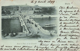 FRANCE - Paris - Pont Et Place De La Concorde - Carte Postale Ancienne - Markten, Pleinen