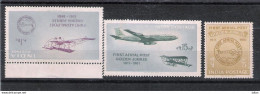 50th Anniv. Airmail, 3V Set, 1961,MNH, Condition As Per Scan LPS1 - Nuevos