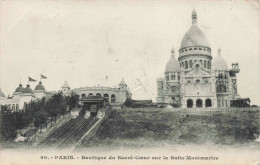 FRANCE - Paris - Basilique Du Sacré Cœur Sur La Butte Montmartre - Carte Postale Ancienne - Iglesias