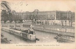 FRANCE - Paris - La Seine à Travers Paris - Le Louvre - Vue Prise Du Pont Neuf - Carte Postale Ancienne - Markten, Pleinen