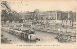 FRANCE - Paris - La Seine à Travers Paris - Le Louvre - Vue Prise Du Pont Neuf - Carte Postale Ancienne - Plätze