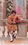 ENFANT - Portrait D'une Petite Fille Portant Un Manteau De Foururre - Bonne Année - Colorisé - Carte Postale Ancienne - Retratos