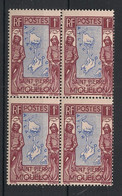 SPM - 1932-33 - N°Yv. 136 - Carte 1c - Bloc De 4 - Neuf Luxe ** / MNH / Postfrisch - Neufs