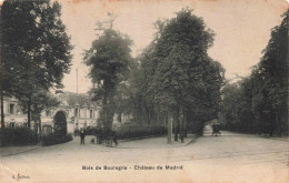 FRANCE - Paris - Bois De Boulogne - Château De Madrid - Carte Postale Ancienne - Parks, Gardens