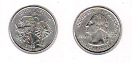 Etats Unis  Quarter Dollar 2000 D, 2000D , Caroline Du Sud ; USA - 1999-2009: State Quarters