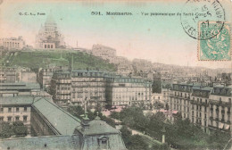 FRANCE - Paris - Montmartre - Vue Panoramique Du Sacré Cœur - Colorisé - Carte Postale Ancienne - Plätze