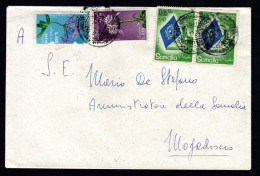 Somalia AFIS, POSTA VIAGGIATA 1959, VILLAGGIO ABBRUZZI (?) PER MOGADISCIO - Somalie (AFIS)