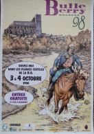 Affiche BLANC DUMONT Michel Festival BD Bourges 1998 (Blueberry Cartland...) - Afiches & Offsets