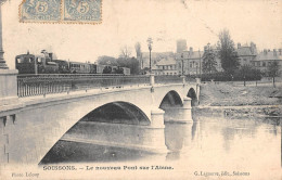 CPA 02 CHATEAU THIERRY / LE NOUVEAU PONT SUR L'AISNE  / TRAIN - Andere & Zonder Classificatie