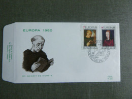 1980 1972 & 1973 FDC ( Mechelen ) : " EUROPA 1980 " - 1971-1980