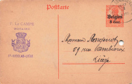 Carte Postale Du Notaire - Lettre à Monsieur Anderson - Carte Postale Ancienne - Other & Unclassified