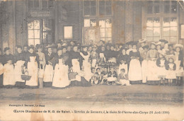 CPA 37 OEUVRE DIOCESAINE DE N.D.DE SALUT / SERVICE DE SECOURS A LA GARE SAINT PIERRE DES CORPS 1904 - Other & Unclassified