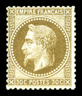 ** N°30a, 30c Brun Clair, Fraîcheur Postale. SUP (signé Calves/certificat)  Qualité: ** - 1863-1870 Napoléon III. Laure