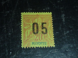 MAYOTTE 1912 N°24A  - VARIETEE CHIFFRE ESPACEE - OBLITEREE (20/09) - Used Stamps