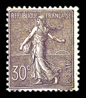 ** N°133, 30c Semeuse. TB  Qualité: **  Cote: 550 Euros - 1903-60 Sower - Ligned