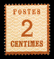 ** N°2b, 2c Brun-rouge, Burelage Renversé, Fraîcheur Postale. SUP (signé/certificat)  Qualité: ** - Unused Stamps