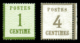 ** N°1 Et 3, Les 2 Valeurs TB  Qualité: ** - Unused Stamps