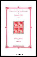 ** N°1, Exposition Philatélique De Paris 1925. SUPERBE. R. (certificats)  Qualité: **  Cote: 5600 Euros - Mint/Hinged