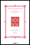 ** N°1, Exposition Philatélique De Paris 1925. SUPERBE. R. (certificats)  Qualité: **  Cote: 5600 Euros - Ungebraucht