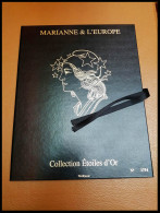 ** Coffret 'Marianne Collection Etoiles D'Or' Comprenant 15 Feuillets Numérotés Avec Chacun 4 'Mariannes', (tirage 6000  - Mint/Hinged