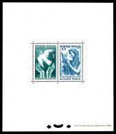 ** N°761/762, Conférence De La Paix, Tirage 1000 Exemplaires, SUP (certificat)  Qualité: ** - Mint/Hinged