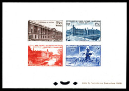 ** N°780/83, 12ème Congrès De L'Union Postale Non Dentelé, Tirage 200 Exemplaires. R.R. SUP (certificat)  Qualité: ** - Nuevos