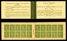 ** N°130-C2, Couverture Avec En 2eme Page: Loi Du 30 Décembre 1916, Faibles Décalques, Papier GC. B/TB (certificat)  Qua - Antiguos: 1906-1965