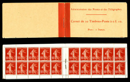 ** N°138-C3, 10c Rouge Avec Timbre Isolé Au Type 1a (case 13), Légère Adhérences. B (certificat)  Qualité: ** - Alte : 1906-1965