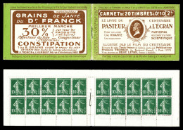 ** N°159-C4, Série 28-A, PASTEUR A L'ECRAN Et Dr FRANCK, Isolé Au Type 1a (case 13), Haut De Feuille, TTB (certificat)   - Old : 1906-1965