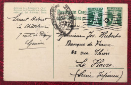 Suisse, Entier-Carte De Genève 10.6.1917 - (C021) - Entiers Postaux