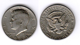 Etats Unis  Half Dollar , 1971 D , 1971 D  ; USA - 1964-…: Kennedy