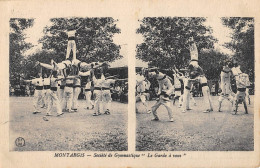 CPA 45 MONTARGIS / SOCIETE DE GYMNASTIQUE / LE GARDE A VOUS - Sonstige & Ohne Zuordnung