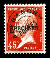 ** N°67-CI 1, 45c Pasteur Surchargé 'SPECIMEN'. TTB (signé Brun)  Qualité: **  Cote: 400 Euros - Cours D'Instruction