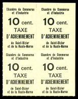 ** N°8, St Dizier: 10c Noir S Jaune En Bd4, TTB  Qualité: **  Cote: 400 Euros - War Stamps