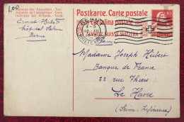 Suisse, Entier-Carte De Bern 10.12.1916 - (C048) - Stamped Stationery