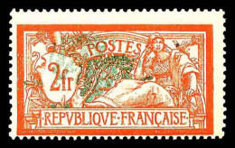 ** N°145a, 2F Orange: DOUBLE TEINTE DE FOND, SUPERBE (certificat)  Qualité: **  Cote: 850 Euros - Ungebraucht